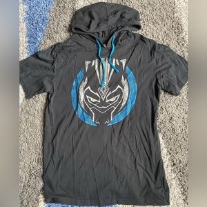 Marvel Black Panther T Shirt Hoodie Size Medium
